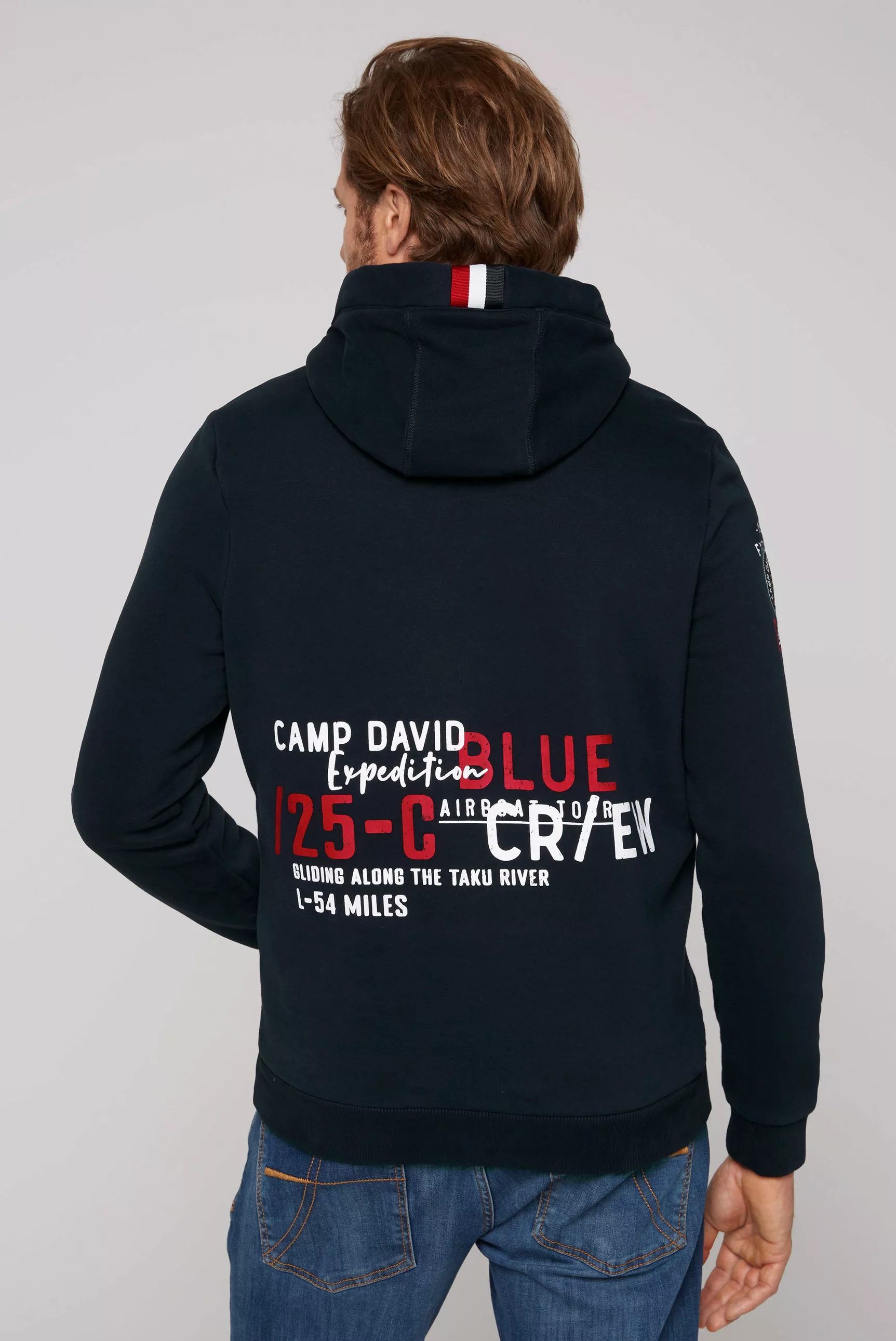 CAMP DAVID Kapuzensweatshirt mit Label-Applikationen günstig online kaufen