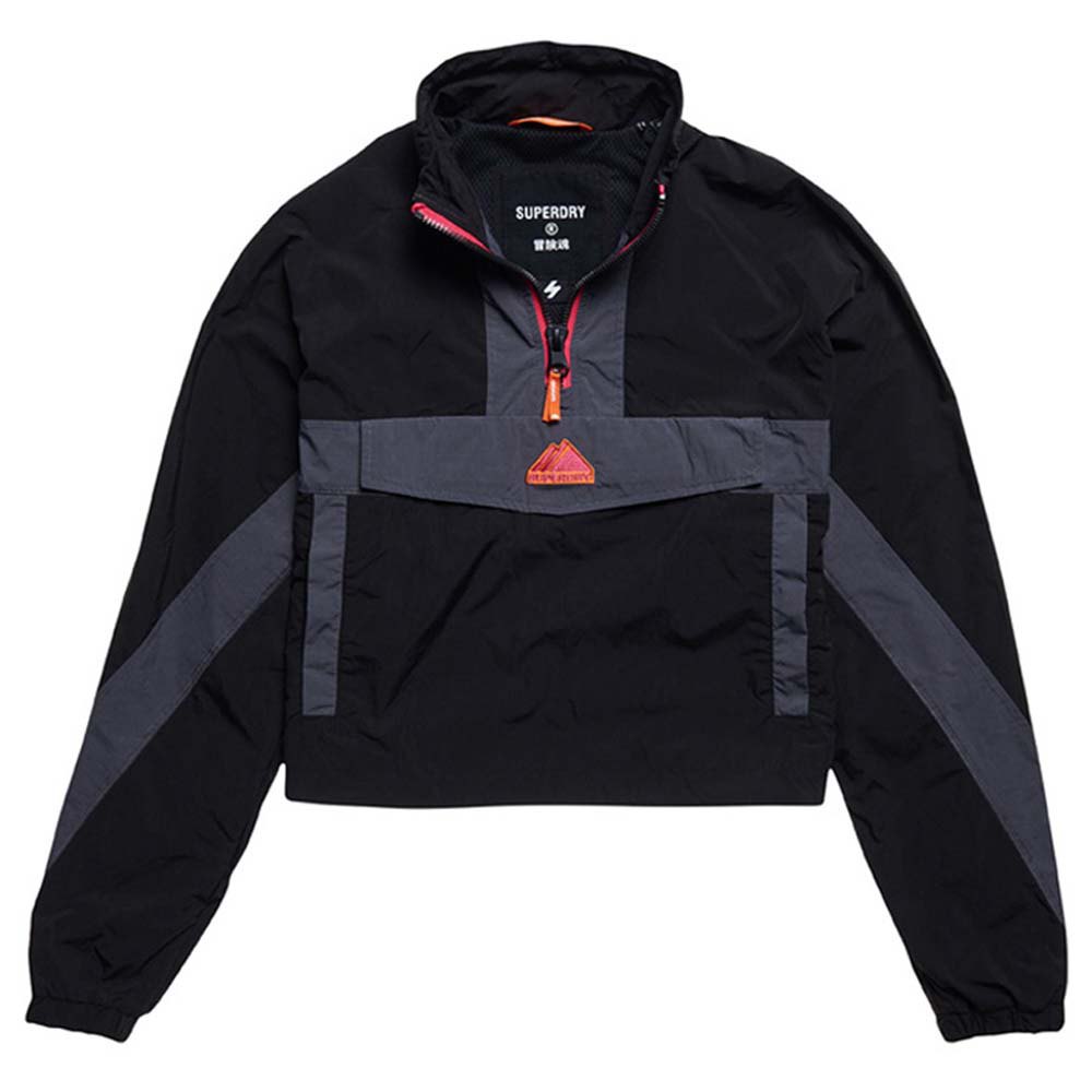 Superdry Colour Block Track Overhead Jacke M Black günstig online kaufen