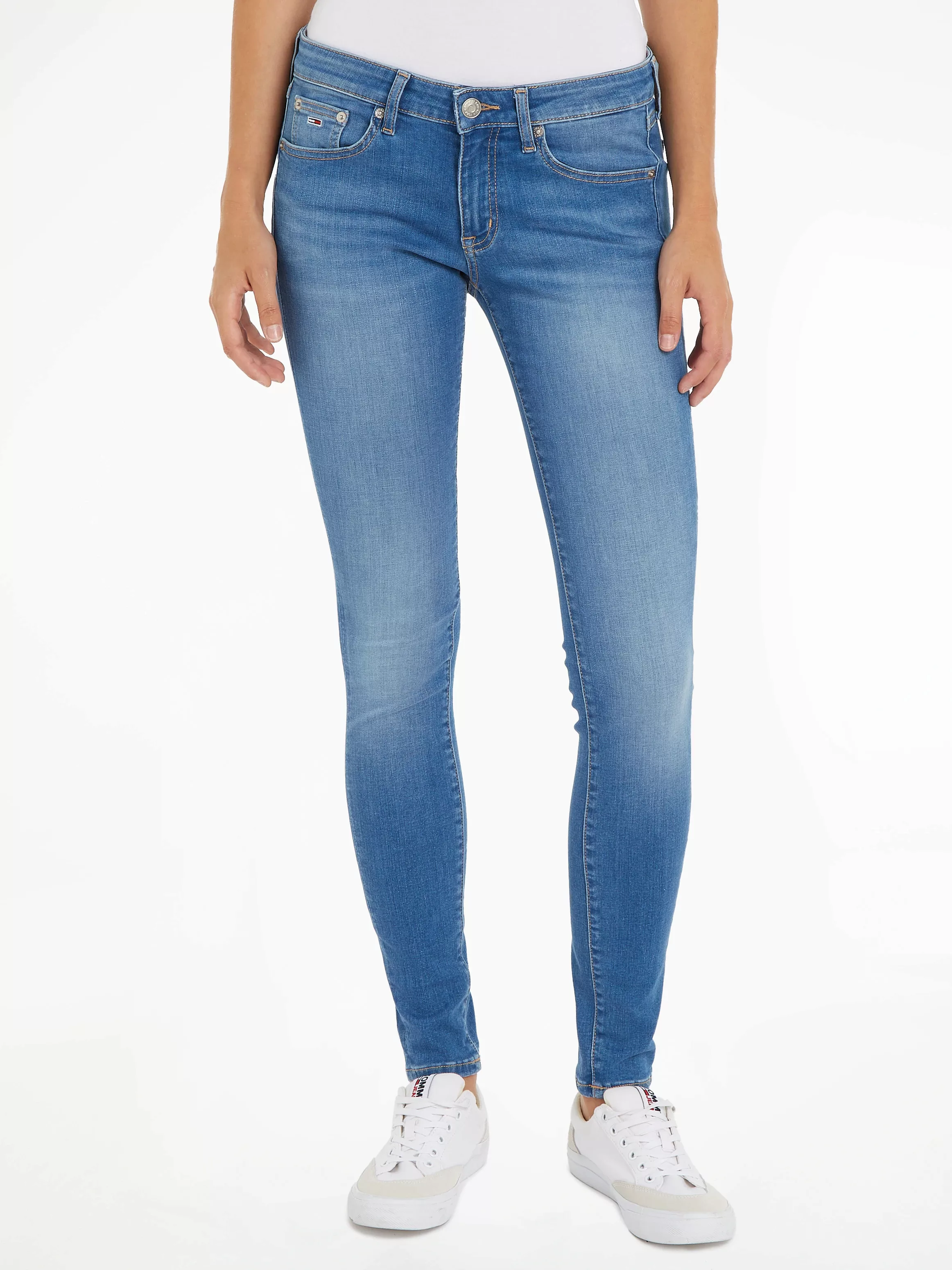 Tommy Jeans Slim-fit-Jeans Skinny Jeans Marken Low Waist Mittlere Leibhöhe günstig online kaufen