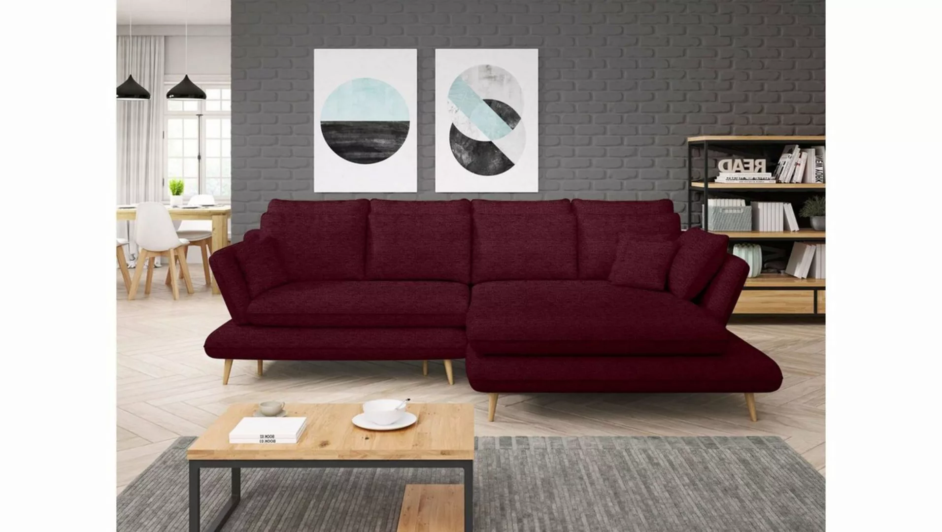 Stylefy Ecksofa Mondino, L-Form, Eckcouch, Design günstig online kaufen