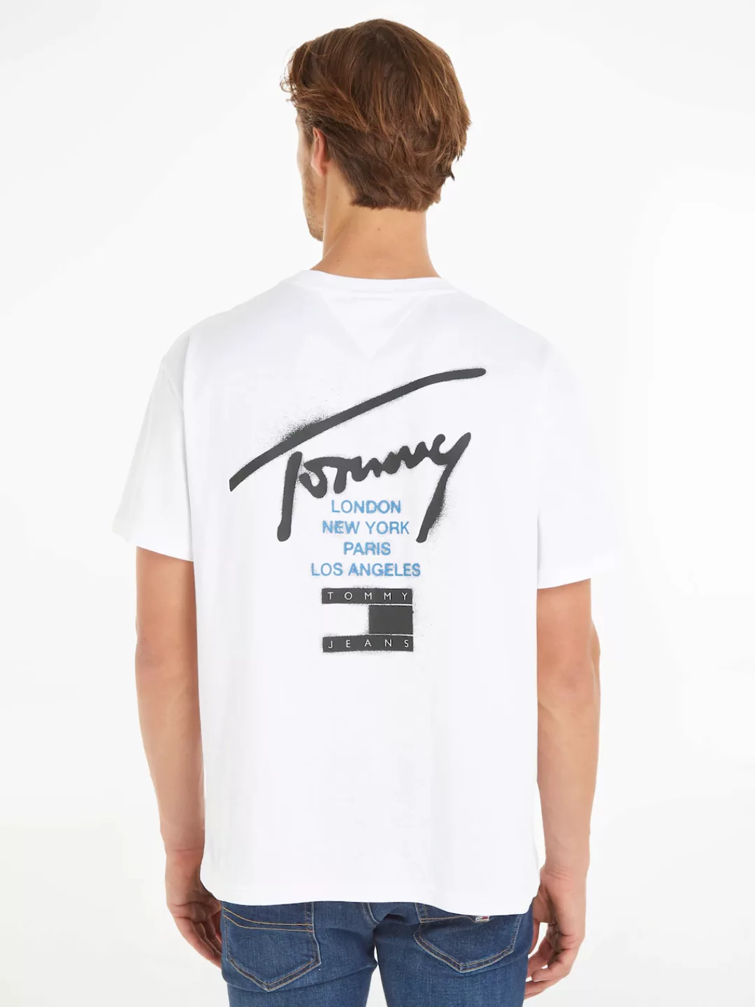 Tommy Jeans Plus T-Shirt TJM REG GRAFFITI SIG TEE EXT Große Größen mit Prin günstig online kaufen