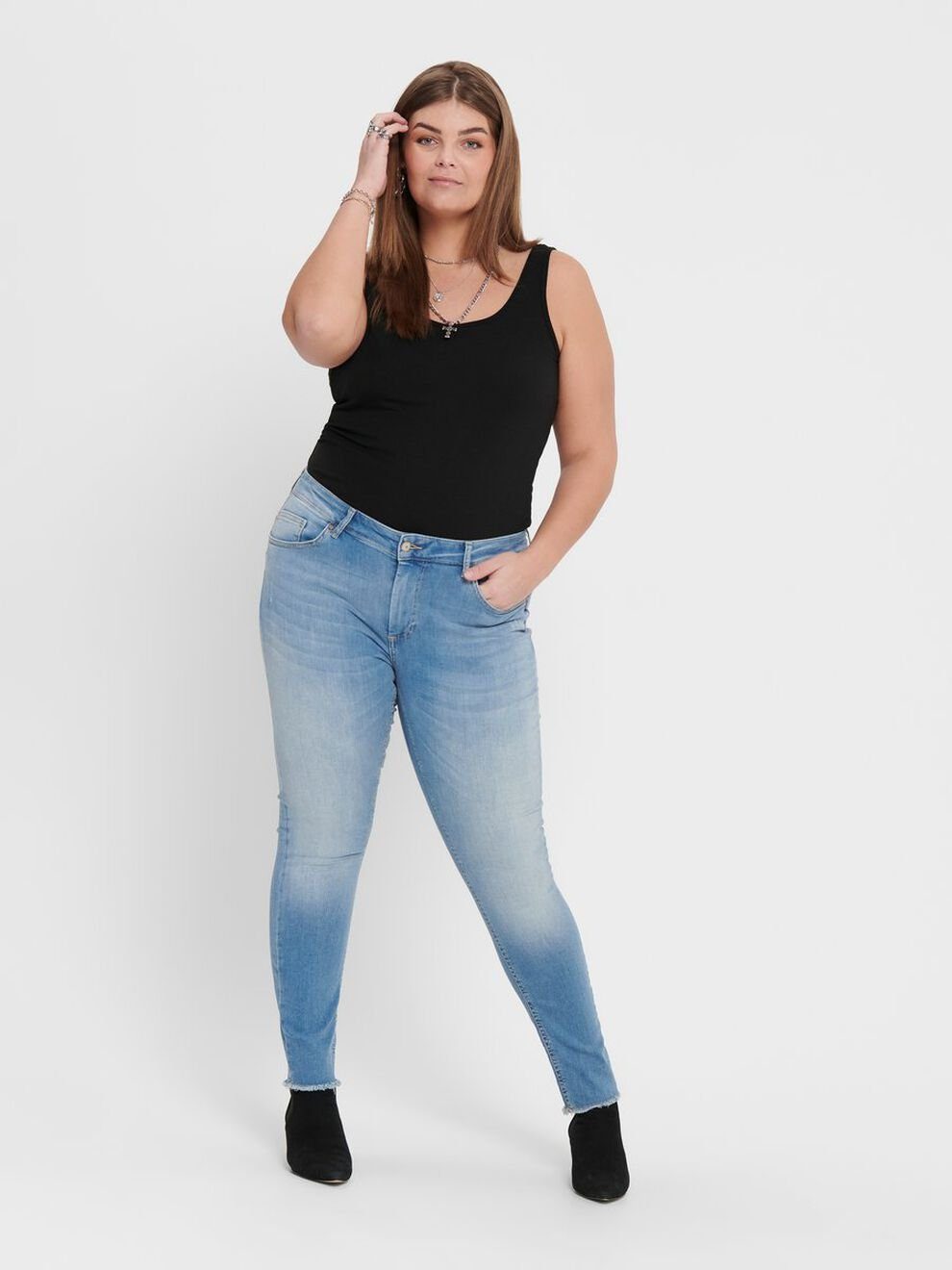 ONLY CARMAKOMA Skinny-fit-Jeans (1-tlg) CARWILLY LIFE günstig online kaufen