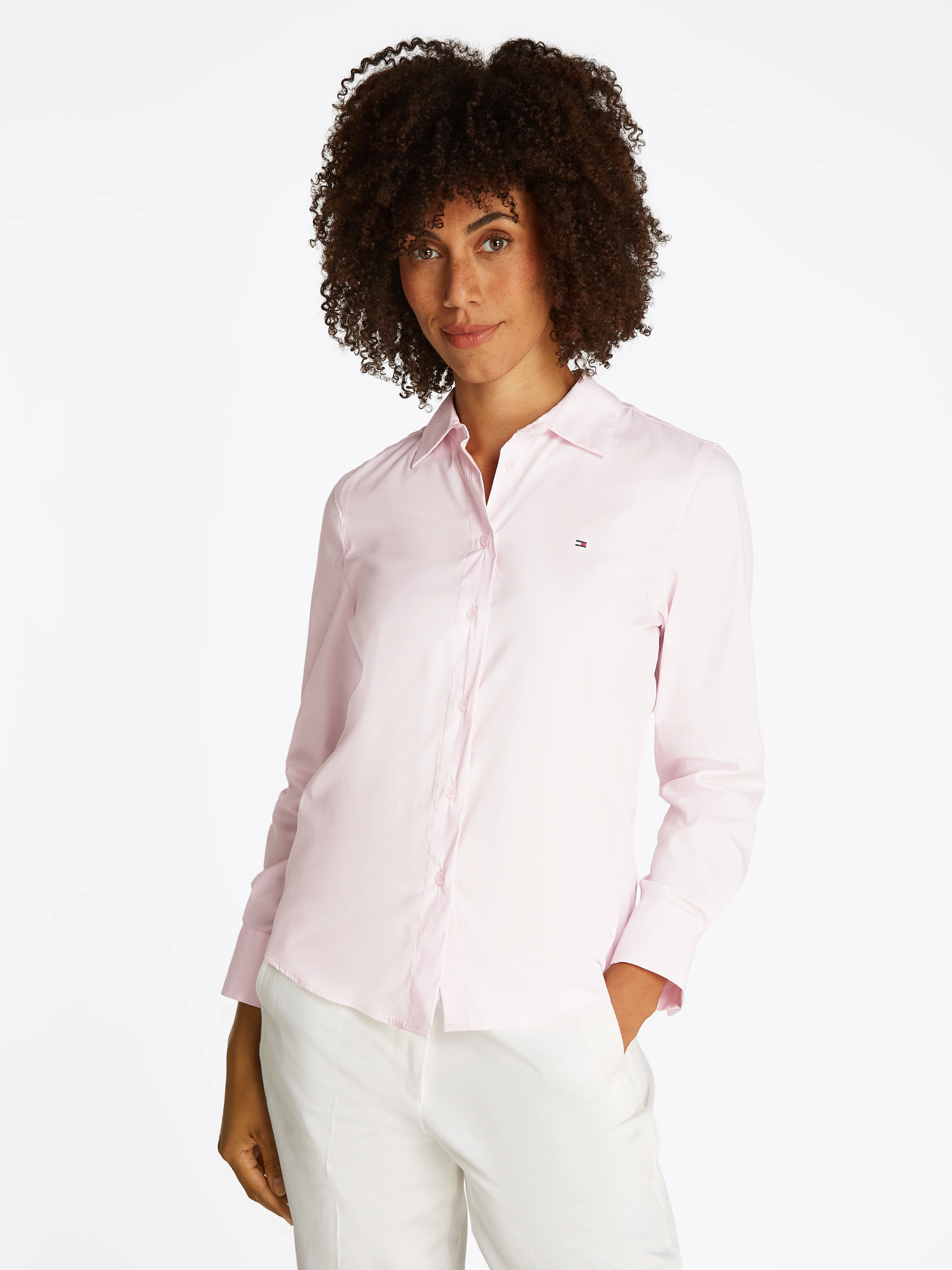 Tommy Hilfiger Hemdbluse "ESS POPLIN REGULAR SHIRT", im klassischen Stil günstig online kaufen