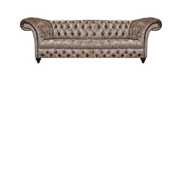 JVmoebel Chesterfield-Sofa Chesterfield Set 3tlg Design Möbel Luxus Komplet günstig online kaufen