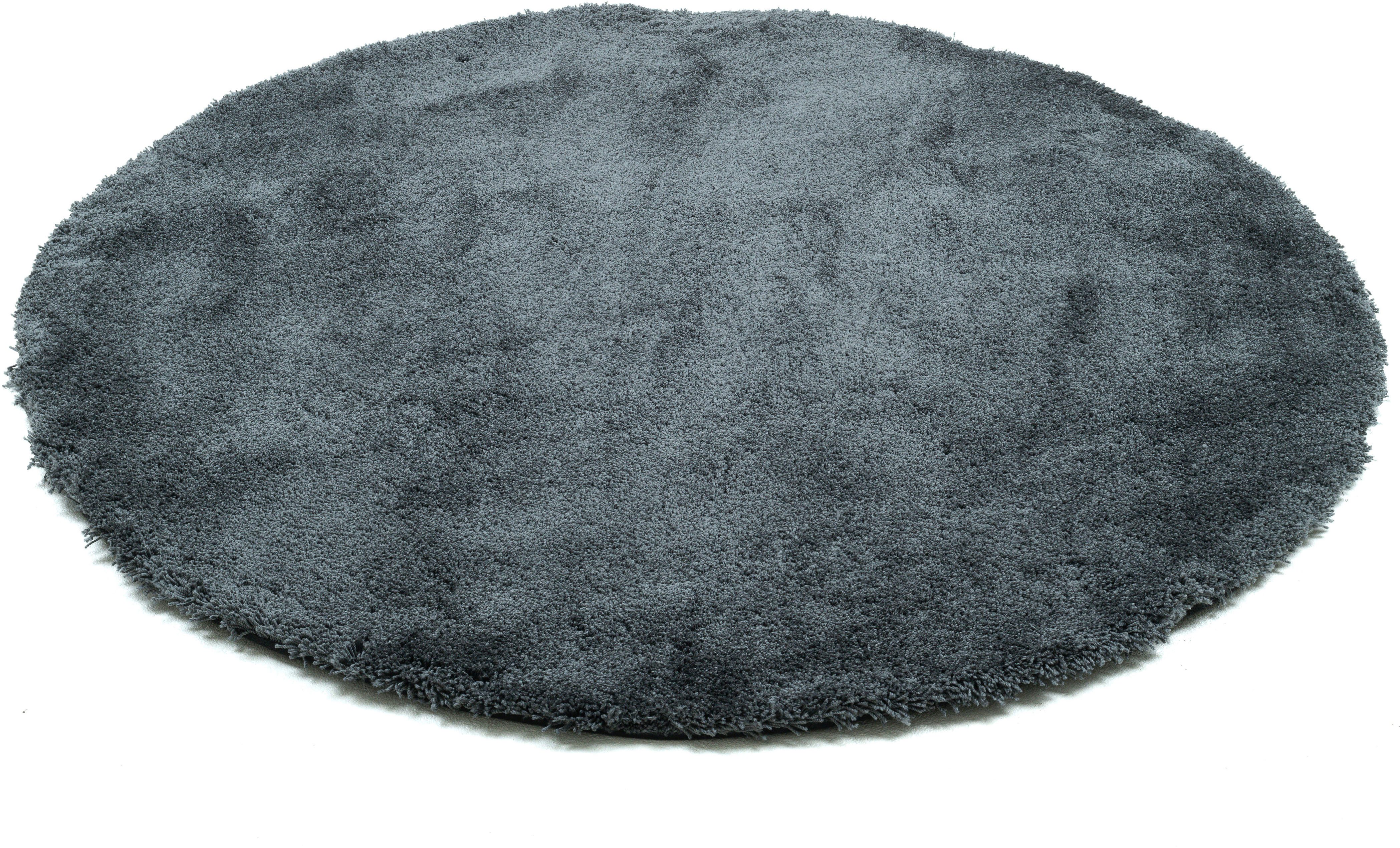 TOM TAILOR HOME Hochflor-Teppich »Shaggy Teppich Cozy«, rund, 25 mm Höhe, U günstig online kaufen