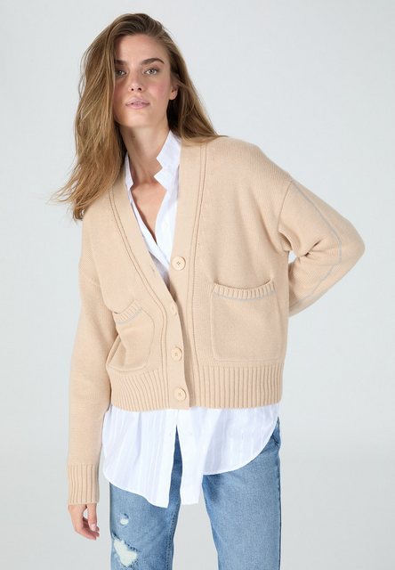 MARC AUREL Strickjacke aus Cashmere Mix günstig online kaufen