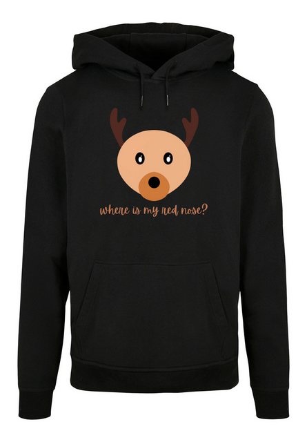 F4NT4STIC Kapuzenpullover Red Nose Weihnachten Print günstig online kaufen