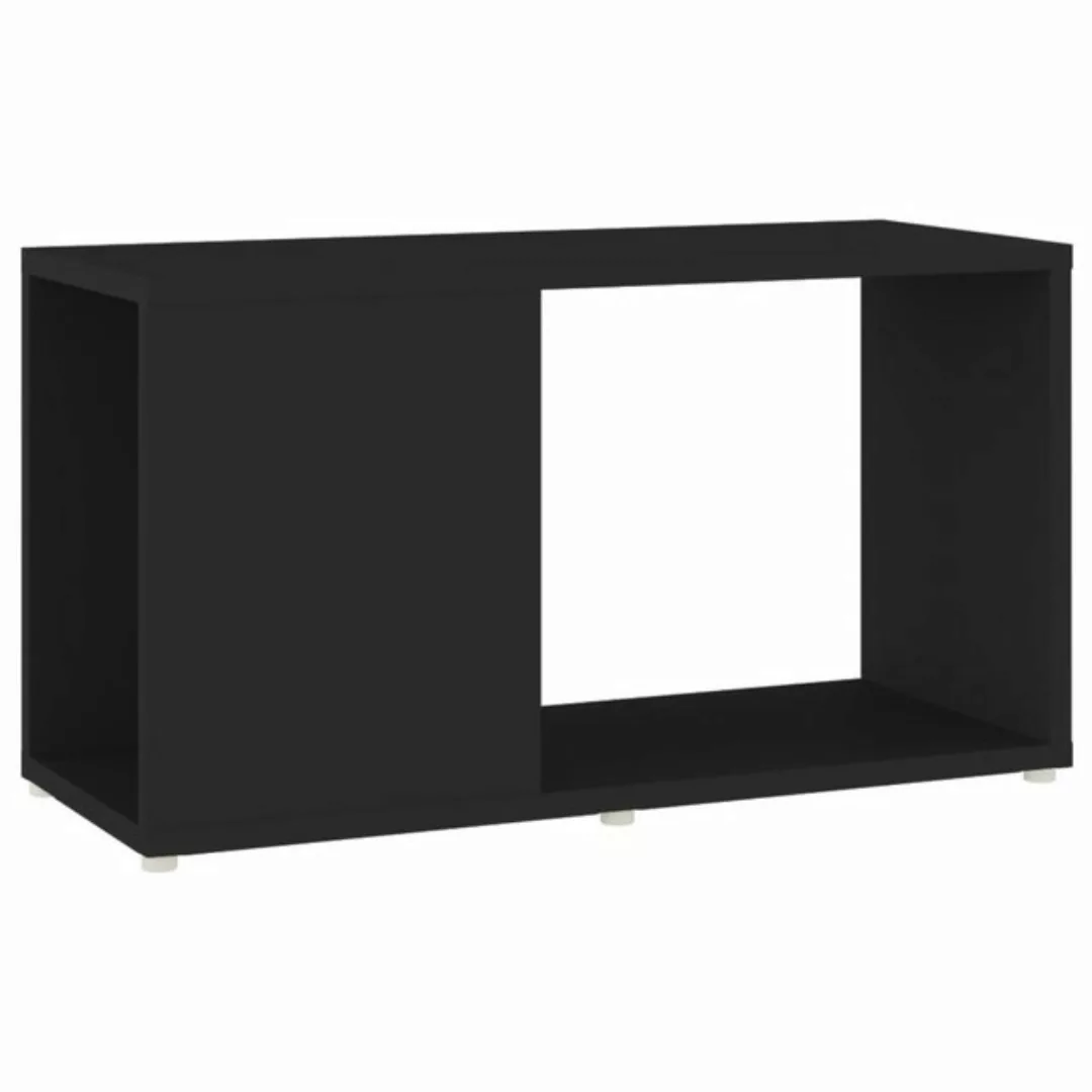 vidaXL TV-Schrank TV-Schrank Schwarz 60x24x32 cm Spanplatte Lowboard günstig online kaufen