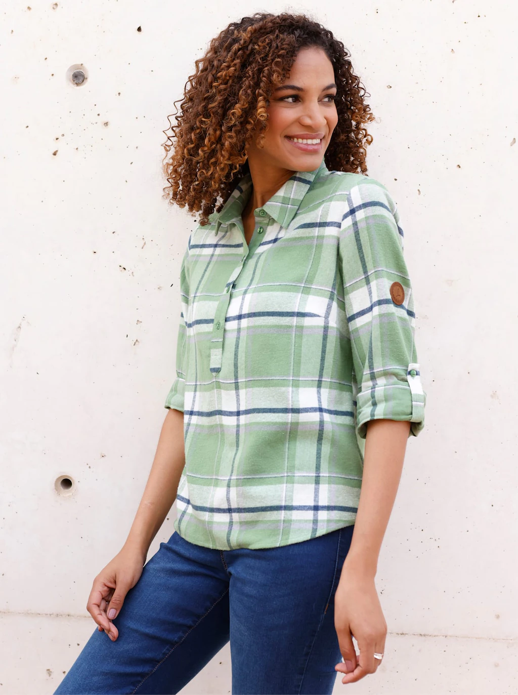 Casual Looks Flanellbluse günstig online kaufen