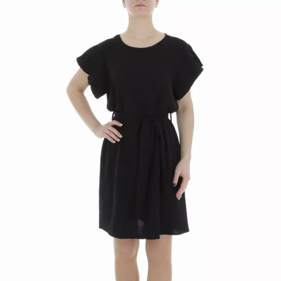 Ital-Design Sommerkleid Damen Freizeit (86164429) Kreppoptik/gesmokt Minikl günstig online kaufen