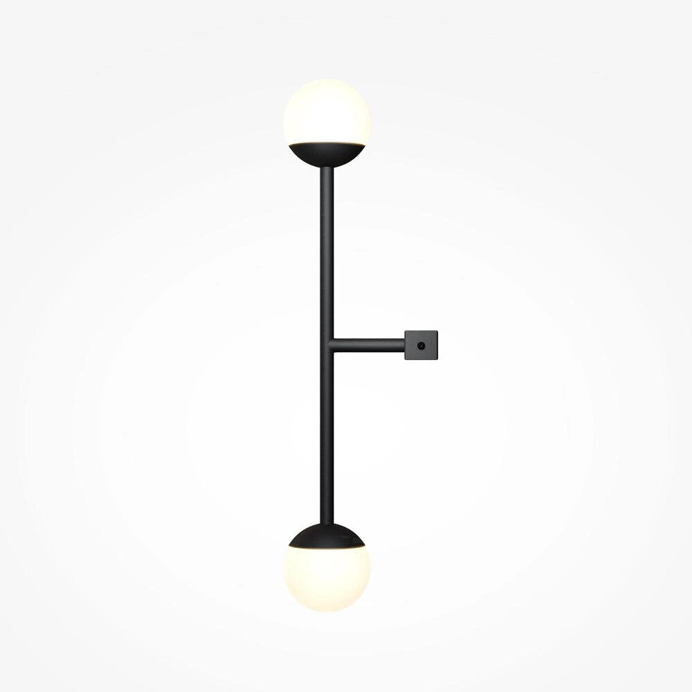 LED Wandleuchte Touch in Schwarz und Weiß 2x 5W 900lm günstig online kaufen