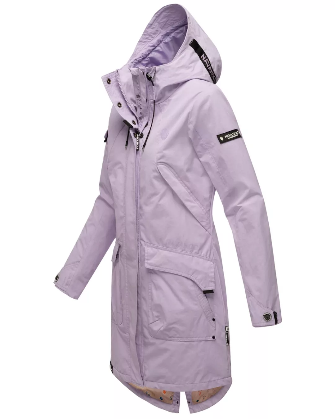 Navahoo Outdoorjacke "Pfefferschote", mit Kapuze, moderne Damen Übergangsja günstig online kaufen