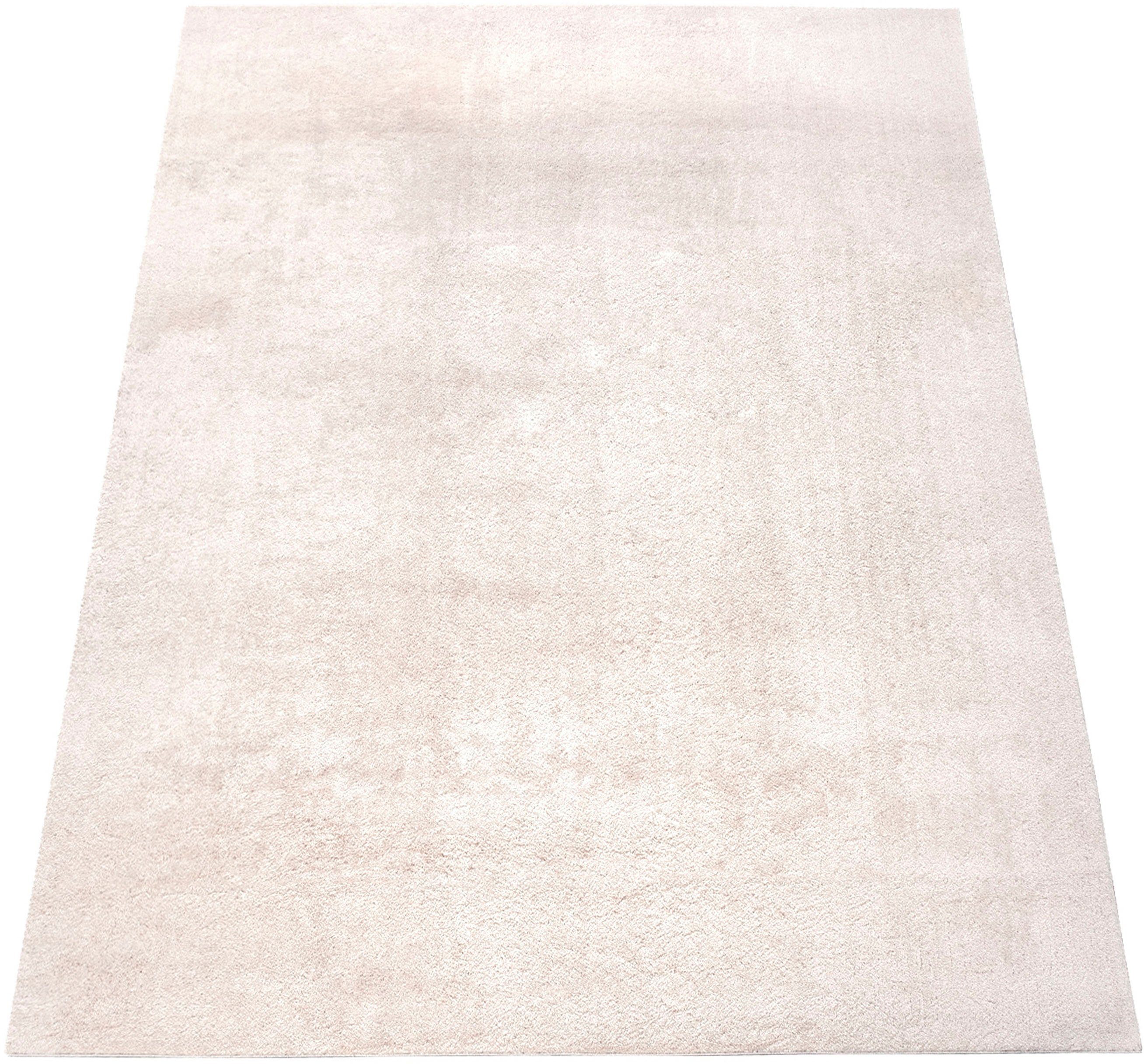 Teppich »Andeer«, rechteckig, 14 mm Höhe, Kurzflor, Uni Farben, weich & kus günstig online kaufen
