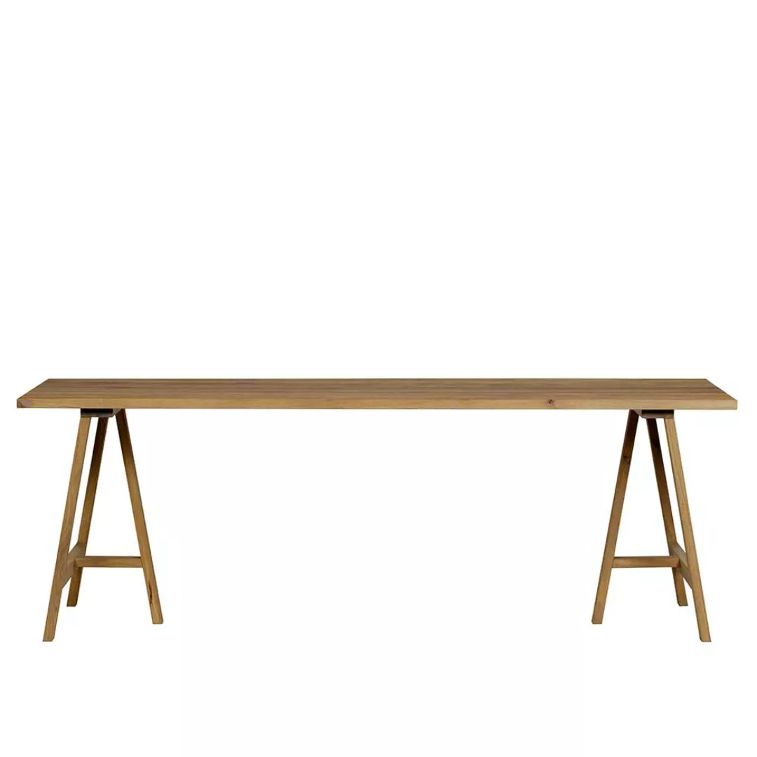 Echtholztisch aus Eiche Massivholz geölt und gebürstet günstig online kaufen