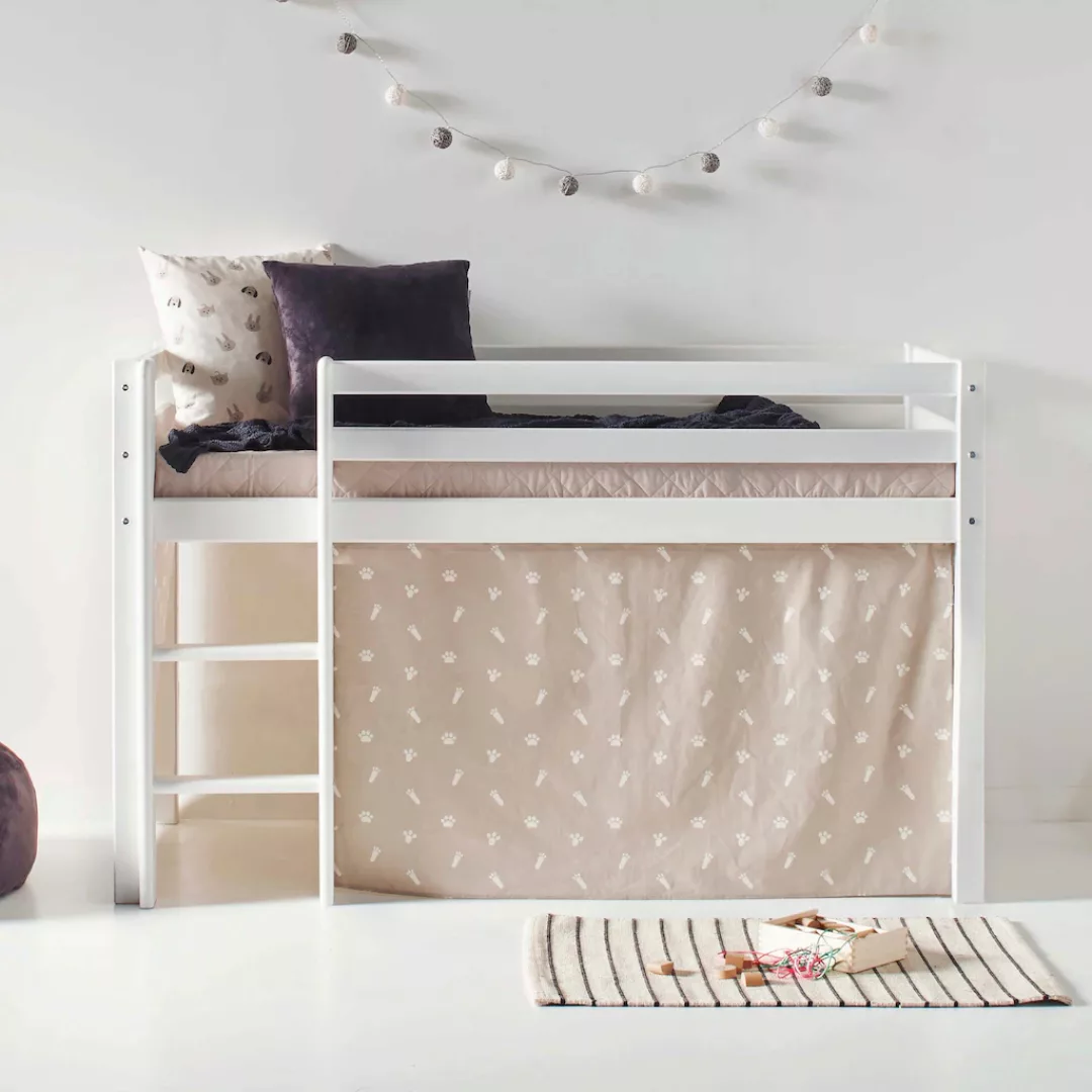 Hoppekids Hochbett "ECO Dream, Kinderbett, Spielbett, Halbhohes Bett aus Ma günstig online kaufen