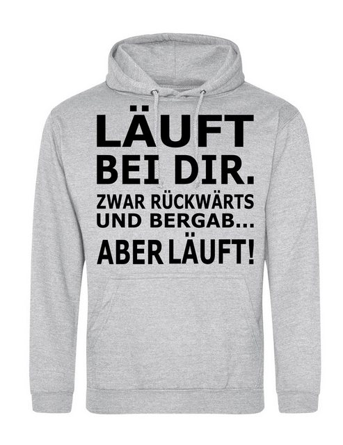 Youth Designz Kapuzenpullover Herren Hoodie Pullover "Läuft bei dir" Print günstig online kaufen