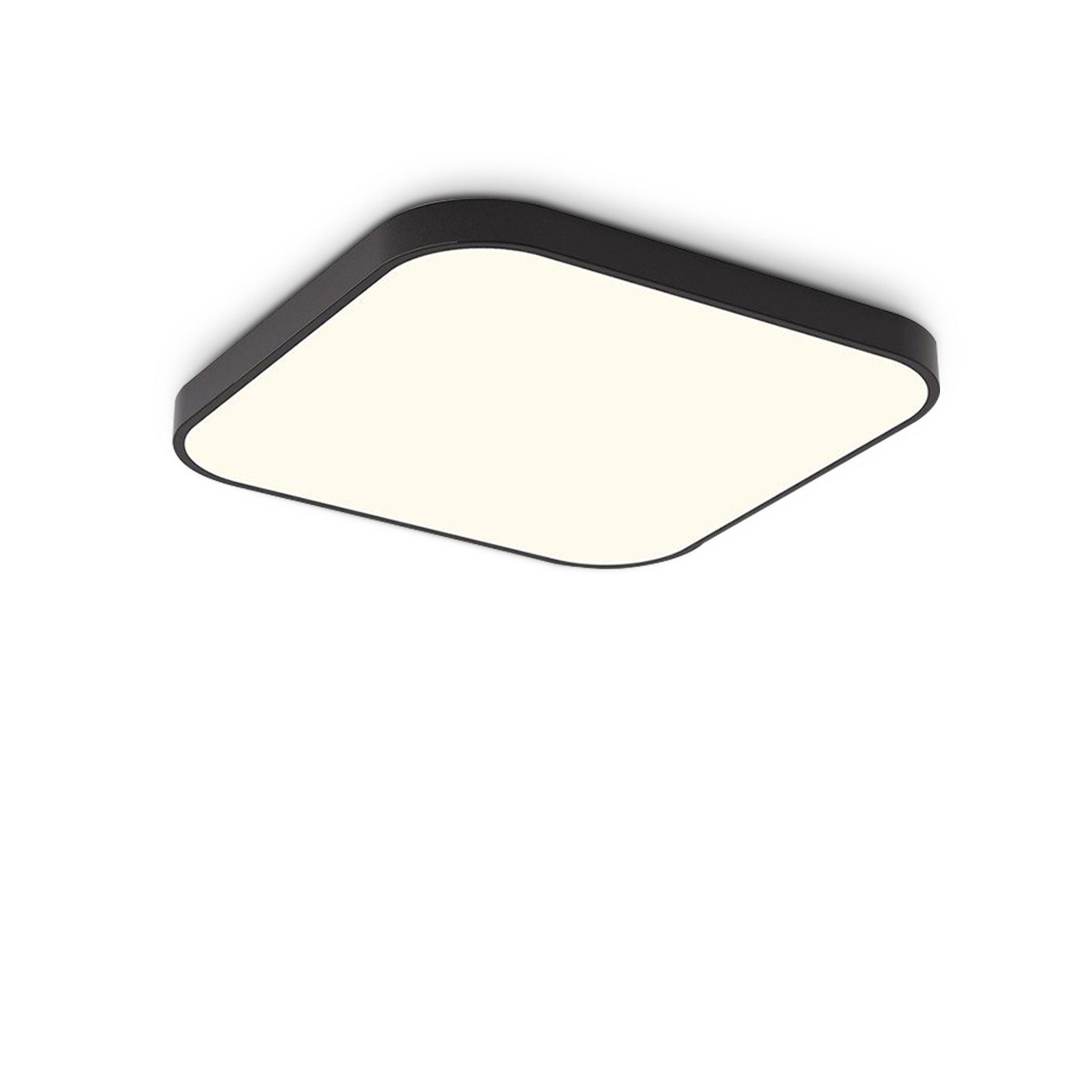 Nettlife LED Deckenleuchte Schwarz Badezimmer Flach günstig online kaufen