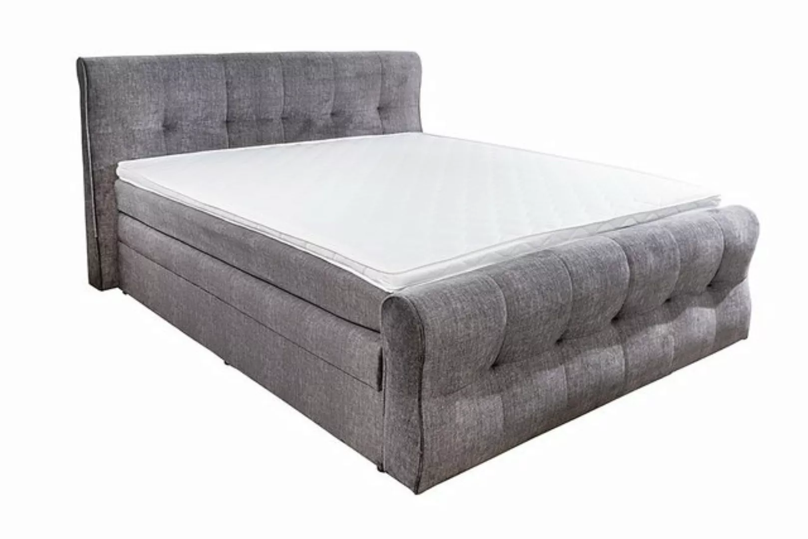 riess-ambiente Boxspringbett SIGNUM 140x200cm dunkelgrau (Einzelartikel, 1- günstig online kaufen