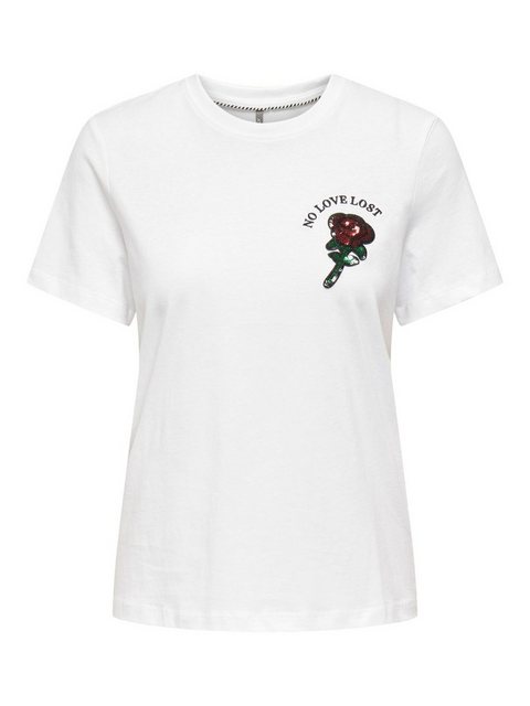 ONLY T-Shirt KITA (1-tlg) Pailletten günstig online kaufen
