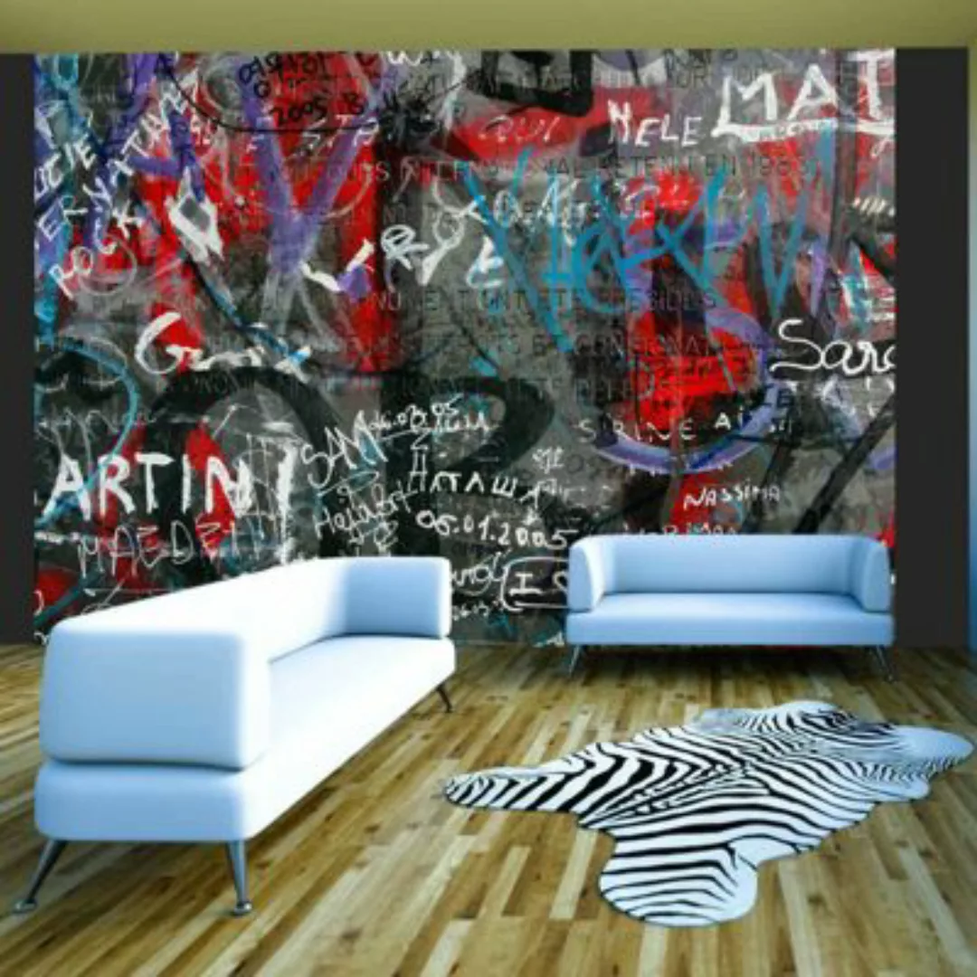 artgeist Fototapete Urban graffiti mehrfarbig Gr. 350 x 270 günstig online kaufen