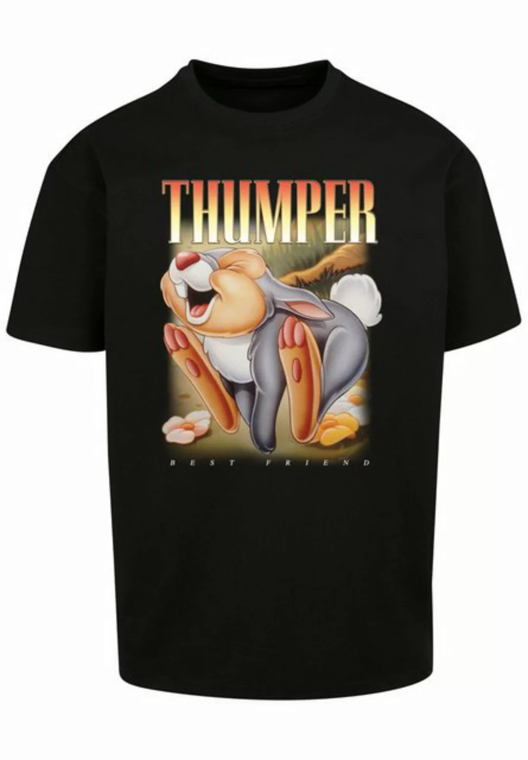 F4NT4STIC Kurzarmshirt F4NT4STIC Herren Bambi Thumper Montage with Heavy Ov günstig online kaufen