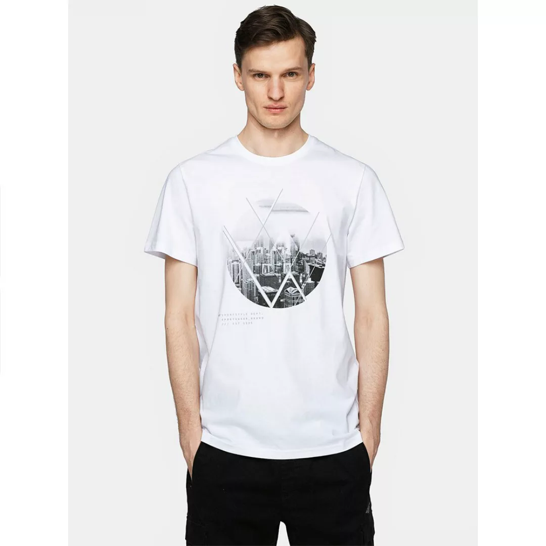 4f Kurzärmeliges T-shirt M White günstig online kaufen