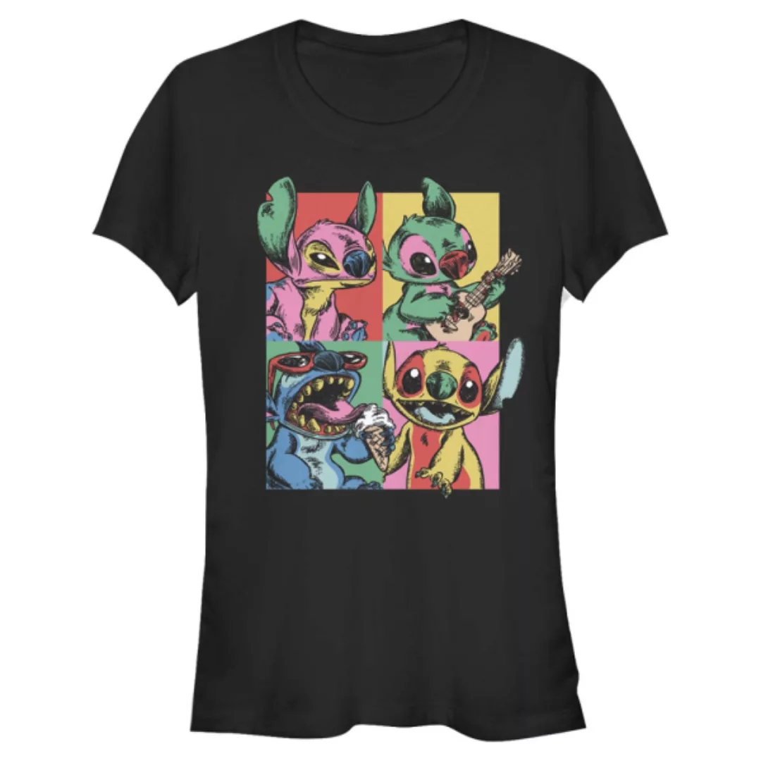 Disney Classics - Lilo & Stitch - Stitch Grunge - Frauen T-Shirt günstig online kaufen