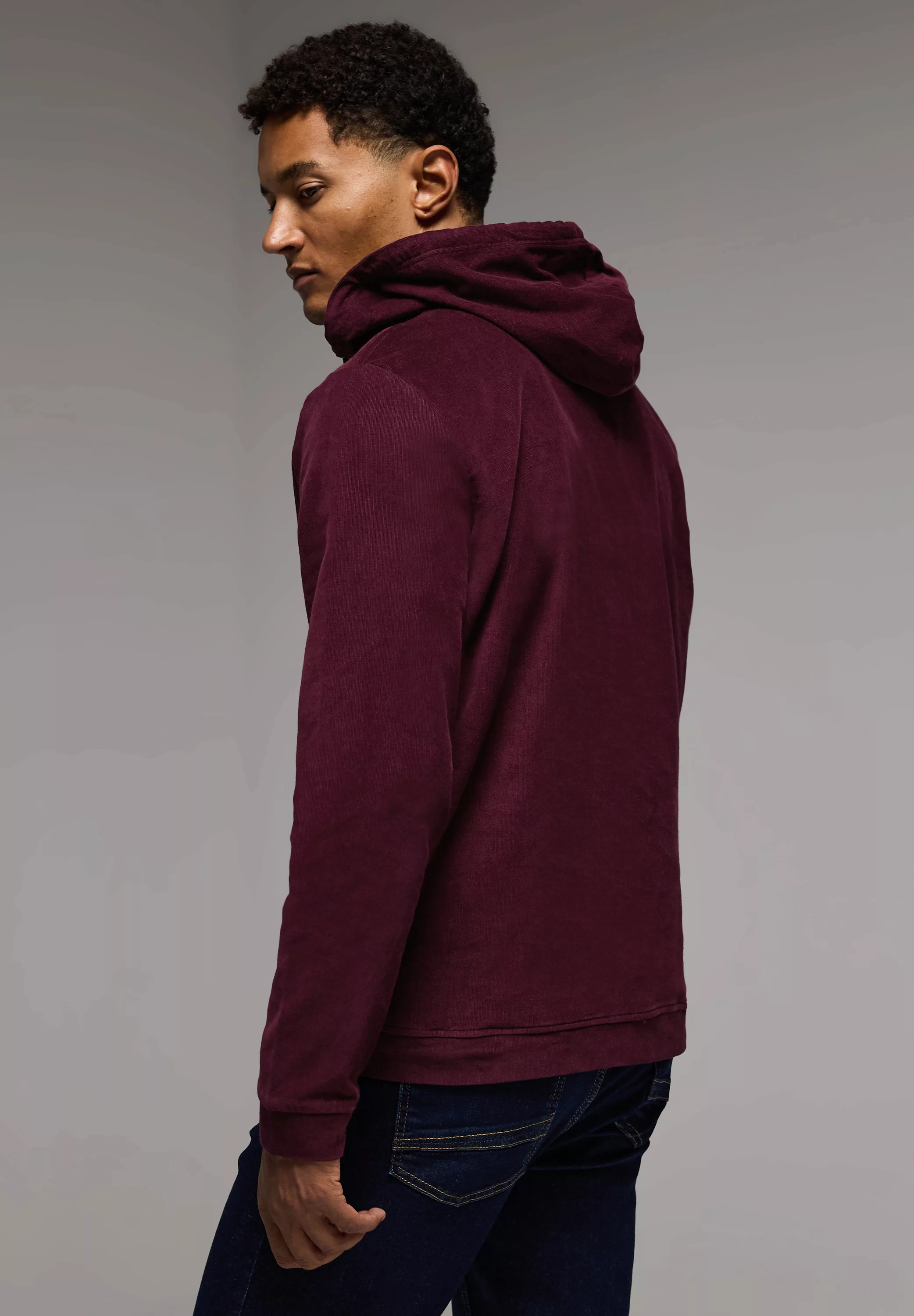 STREET ONE MEN Sweatshirt, mit Kängurutasche günstig online kaufen