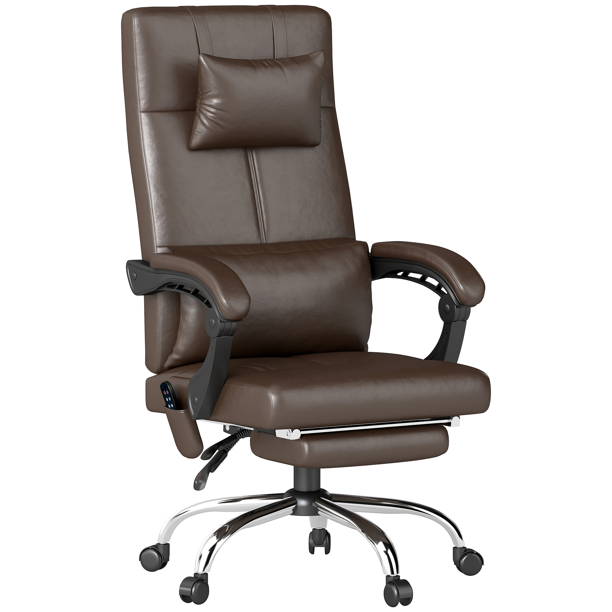 Vinsetto Bürostuhl mit Massagefunktion, Ergonomischer Chefsessel mit Heizun günstig online kaufen