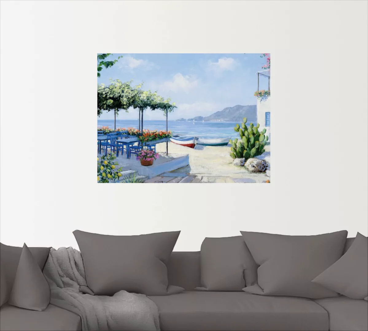 Artland Wandbild "Toller Meeresblick", Gewässer, (1 St.), als Leinwandbild, günstig online kaufen