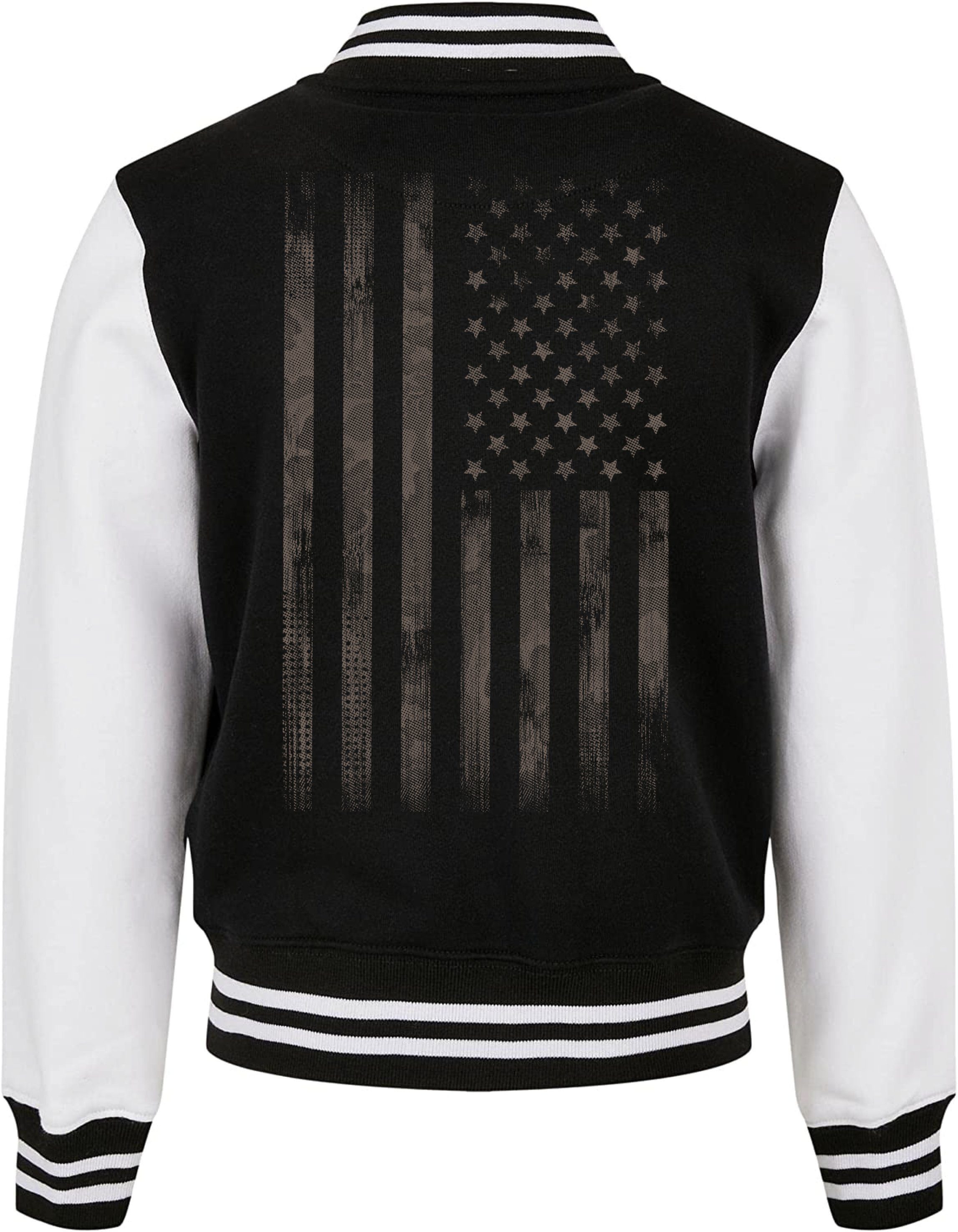 Baddery Collegejacke College-Jacke: "USA Flagge" - günstig online kaufen