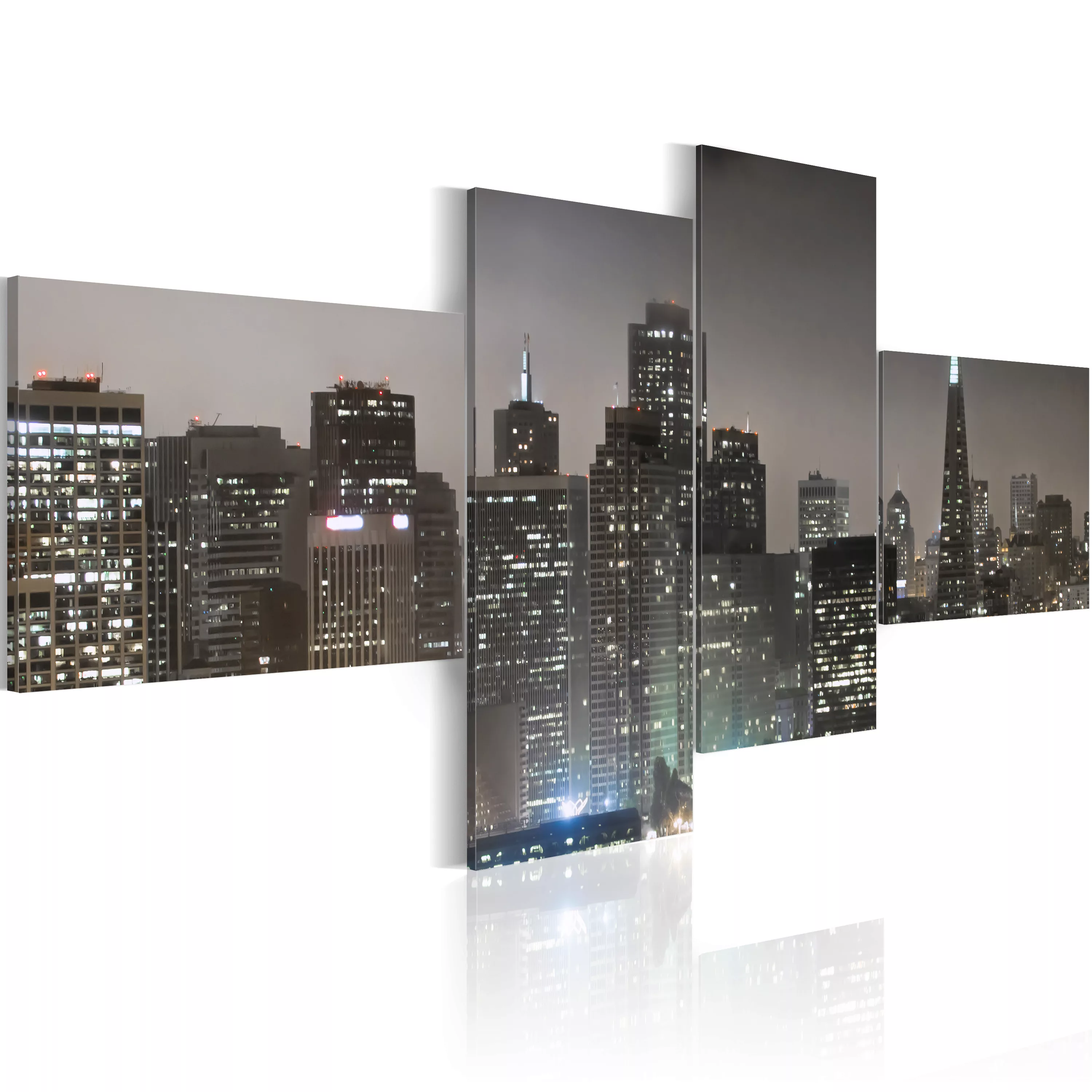 Wandbild - San Francisco Am Abend günstig online kaufen