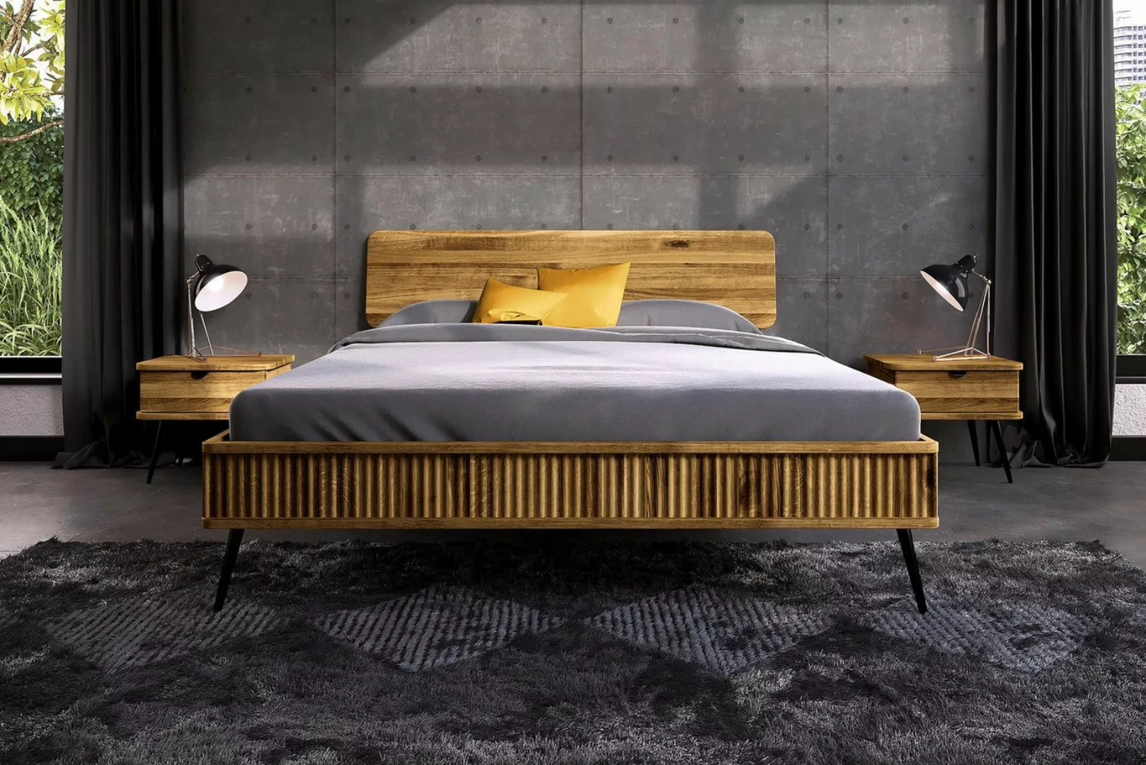 Carpe Sonno Massivholzbett Einzelbett Doppel Bett Vollholz Massivholzbett B günstig online kaufen