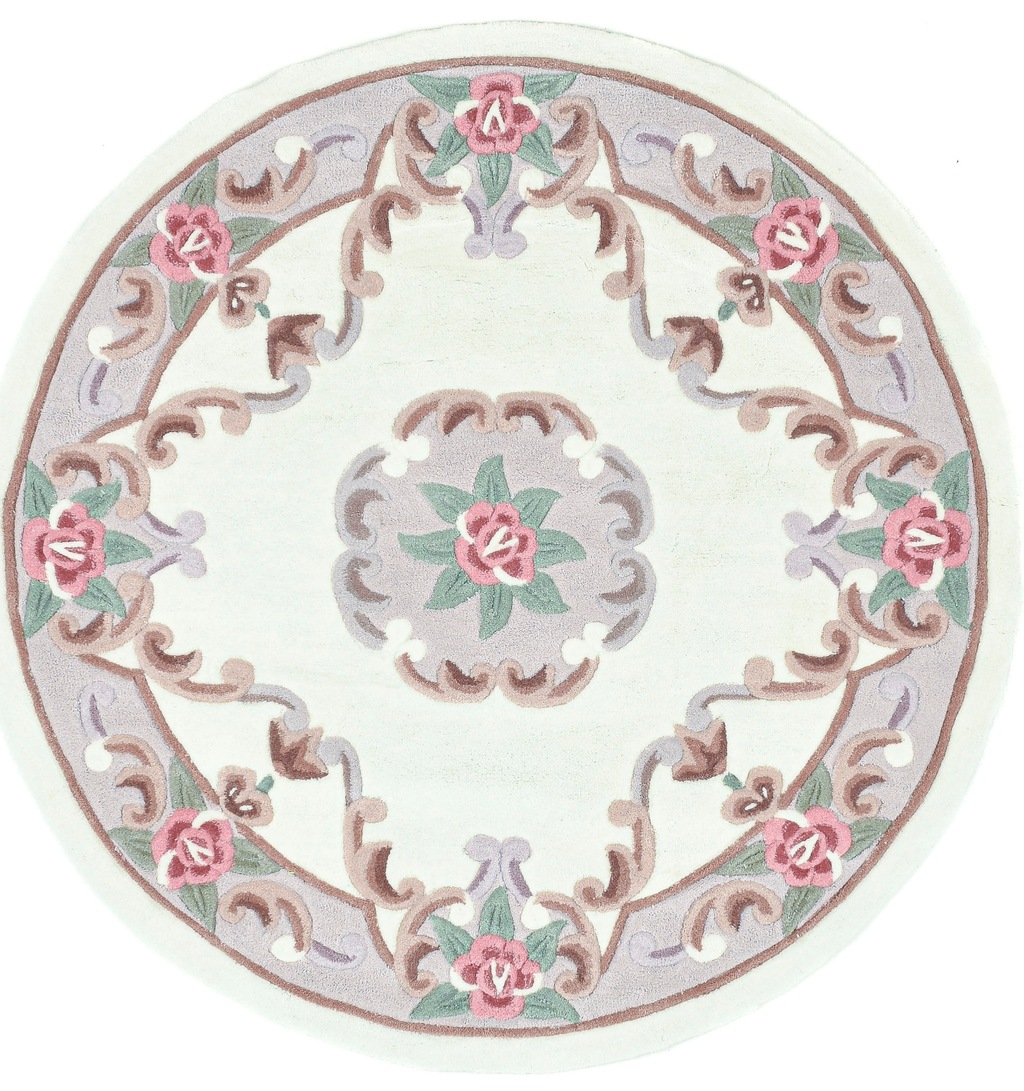THEKO Teppich »Ming«, rund, 14 mm Höhe, hochwertiges Acrylgarn, ideal im Wo günstig online kaufen