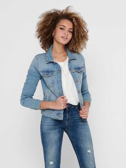 Only Damen Jeansjacke ONLTIA DNM JACKET BB LB BEX179 günstig online kaufen