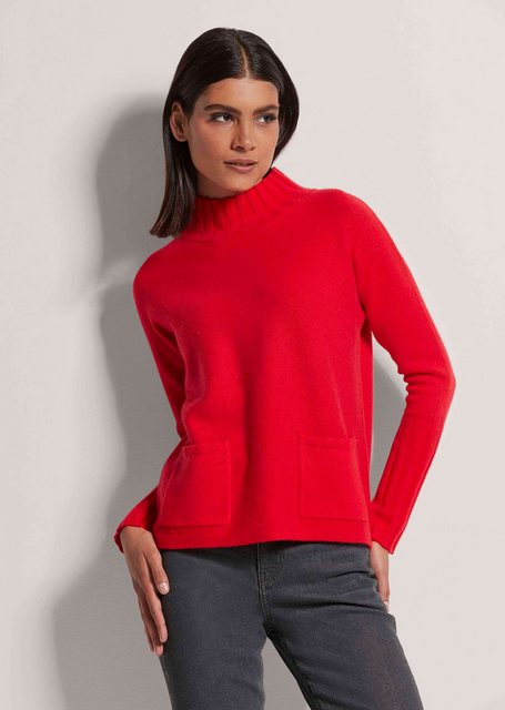 MADELEINE Strickpullover Stehkragen-Pullover mit Kaschmir günstig online kaufen