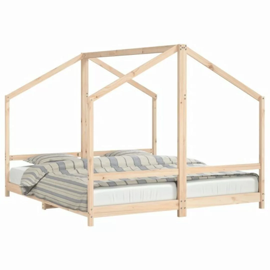 vidaXL Kinderbett Kinderbett 2x90x200 cm Massivholz Kiefer günstig online kaufen