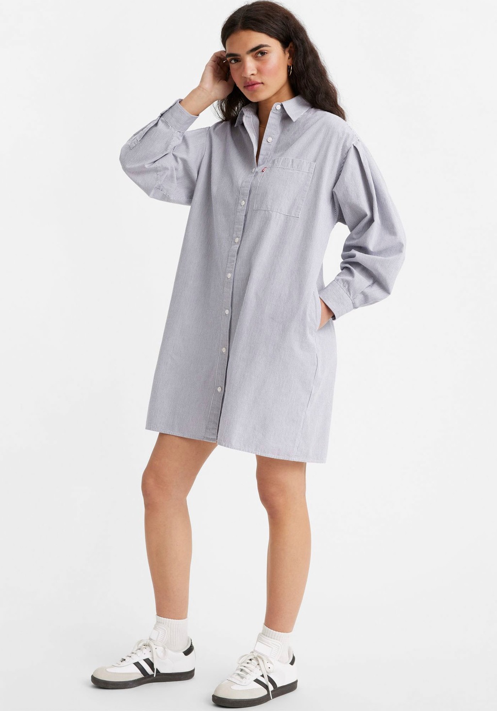 Levis Hemdblusenkleid "RHEA SHIRT DRESS BLUE" günstig online kaufen