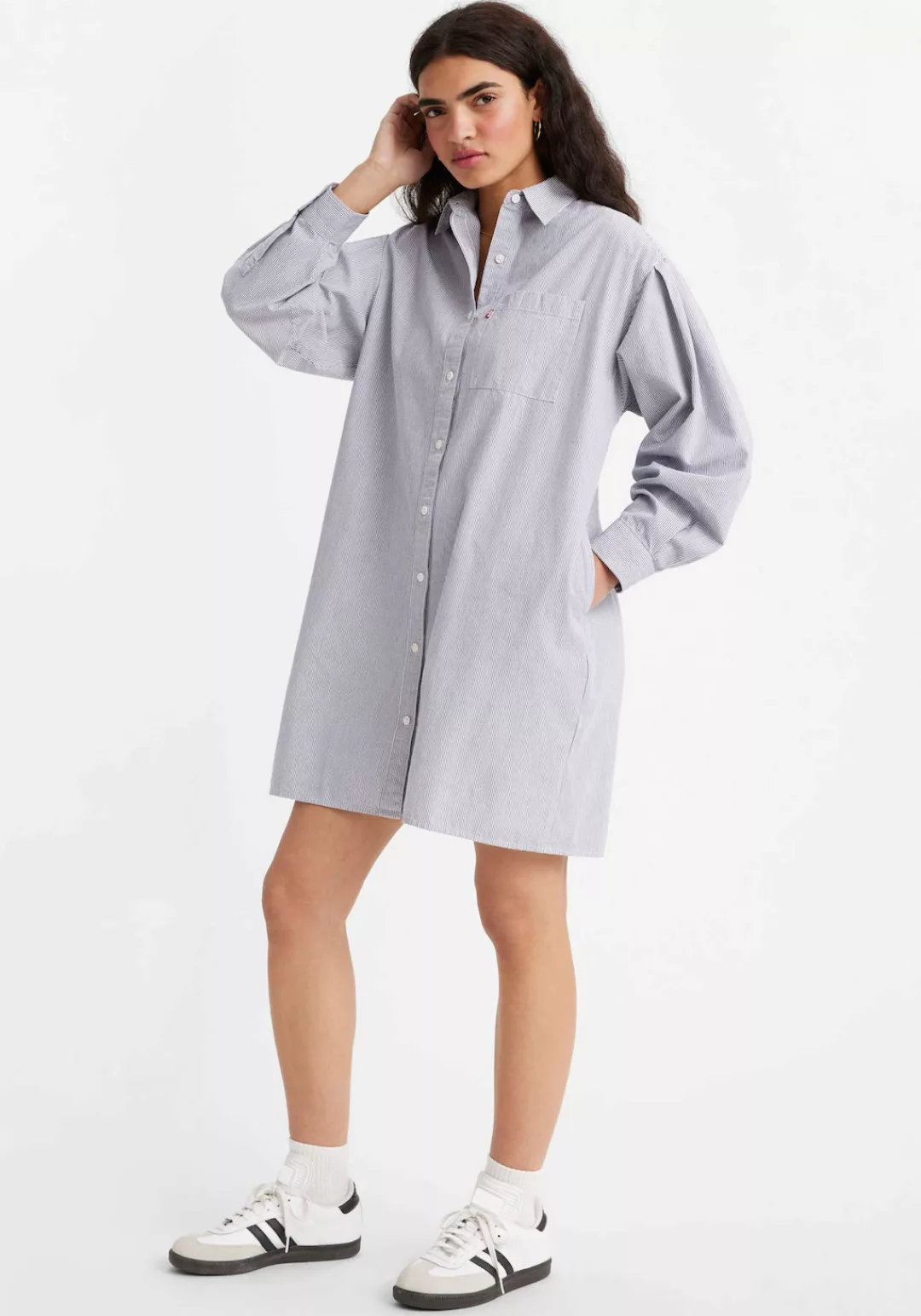 Levi's® Hemdblusenkleid RHEA SHIRT DRESS BLUE günstig online kaufen