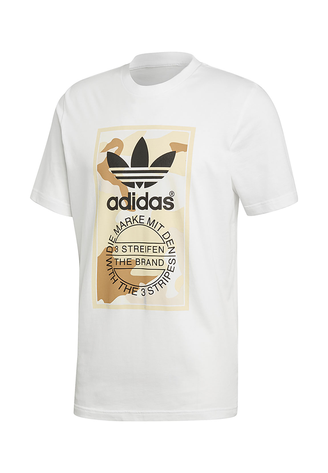 Adidas Originals T-Shirt Herren CAMO TEE ED6964 Weiss günstig online kaufen