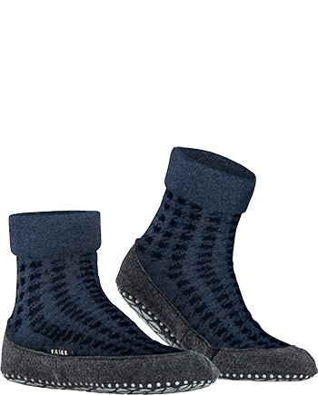 FALKE Cosy Class Socken, Herren, 45-46, Blau, AnderesMuster, Schurwolle, 12 günstig online kaufen