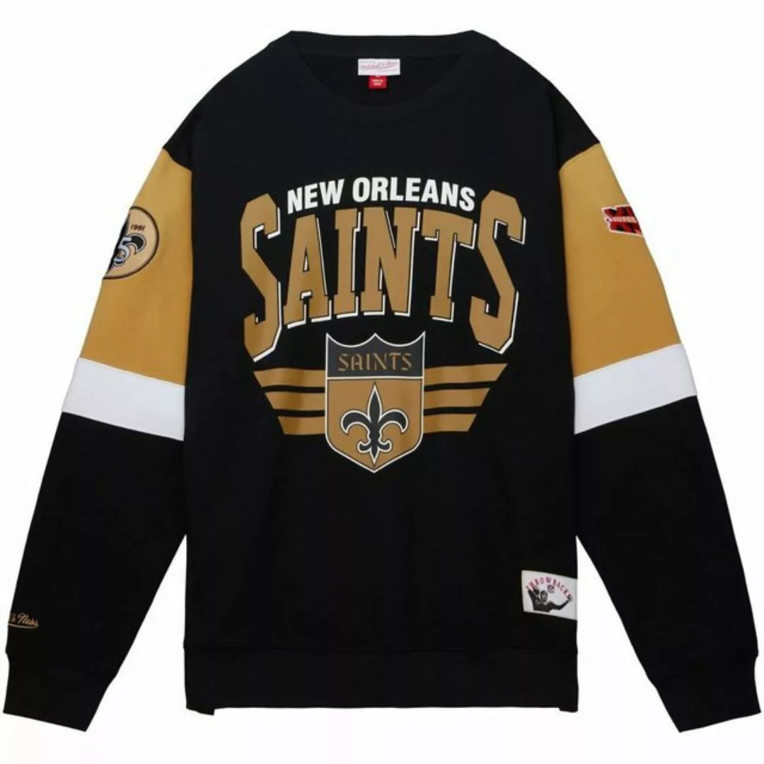 Mitchell & Ness Rundhalspullover Fashion New Orleans Saints günstig online kaufen