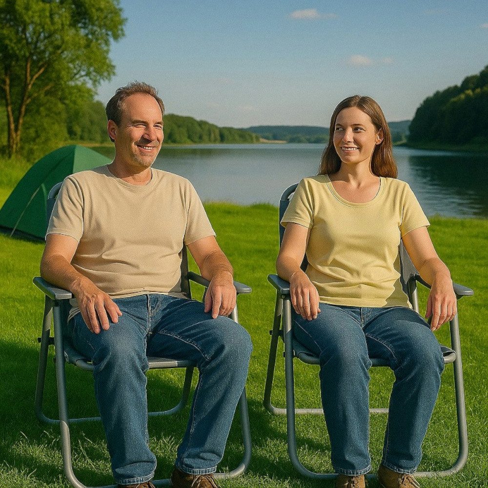 BruKa Campingstuhl 2er Set SUNNY SEAT günstig online kaufen