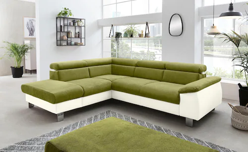 COTTA Polstergarnitur »Komaris L-Form«, (Set), Set bestehend aus: Ecksofa m günstig online kaufen