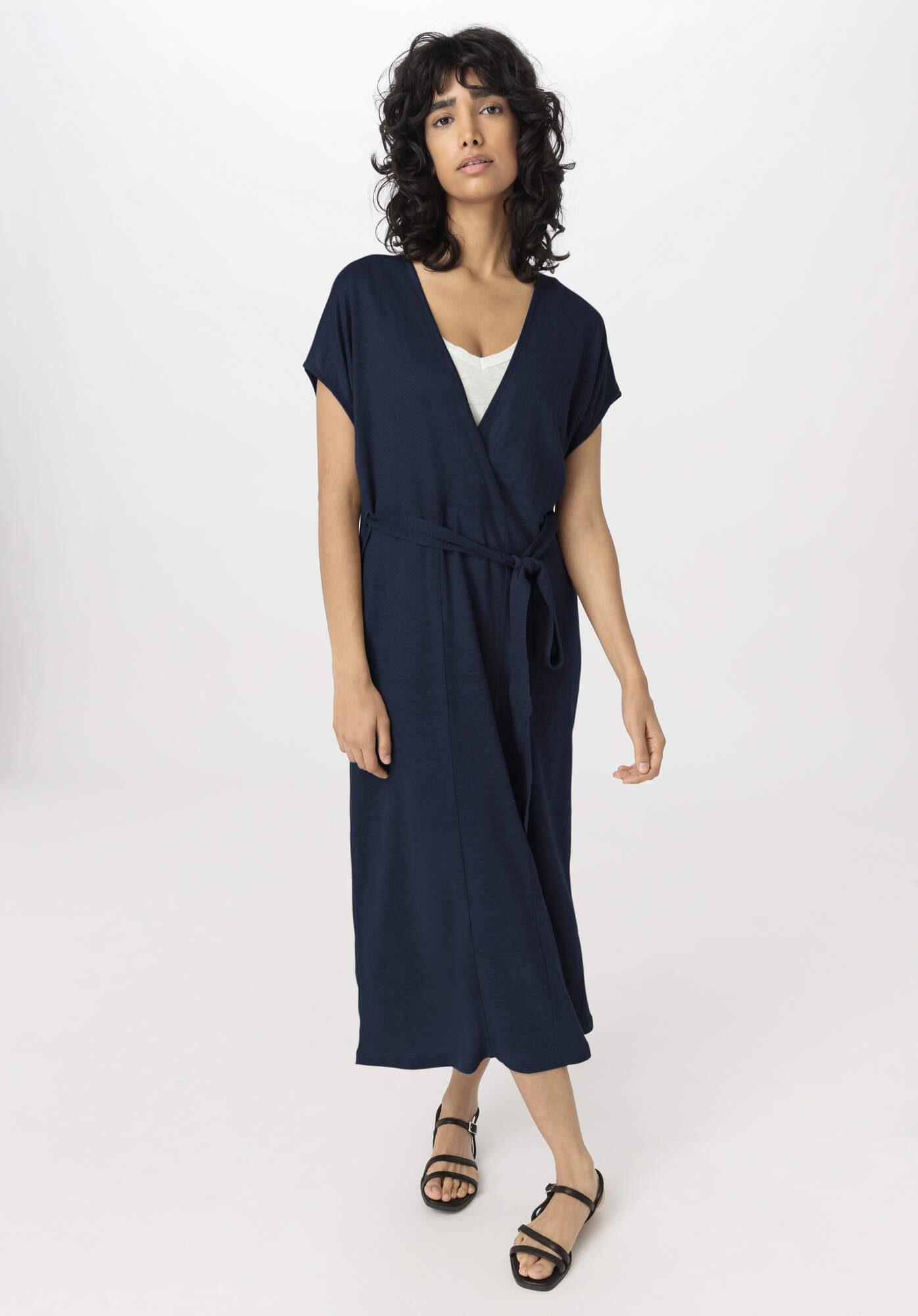 Hessnatur Jerseykleid Midi Relaxed aus reinem günstig online kaufen