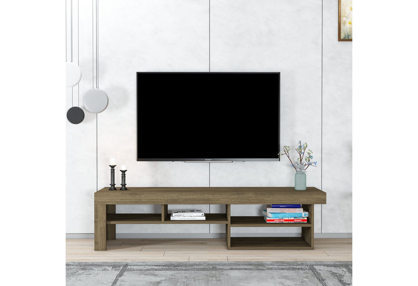 DEMA Home TV-Schrank Hestia, TV-Lowboard für TVs bis zu 60" (Elegant) günstig online kaufen