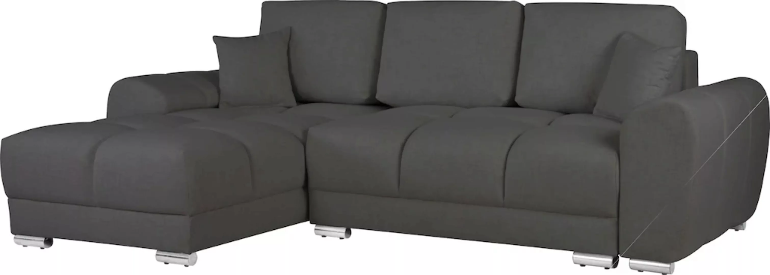 INOSIGN Ecksofa "Azzuro L-Form", incl. Bettfunktion und Bettkasten günstig online kaufen