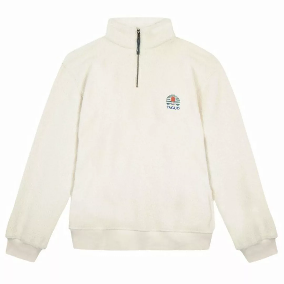 FAGUO Sweater Aubian Syn Woven Gesticktes Faguo Outdoor-Logo günstig online kaufen