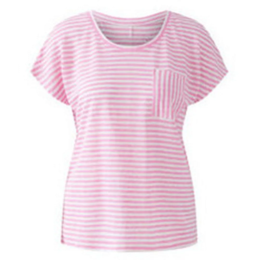 Oui  T-Shirt T-Shirt für Erwachsene in unifarben günstig online kaufen