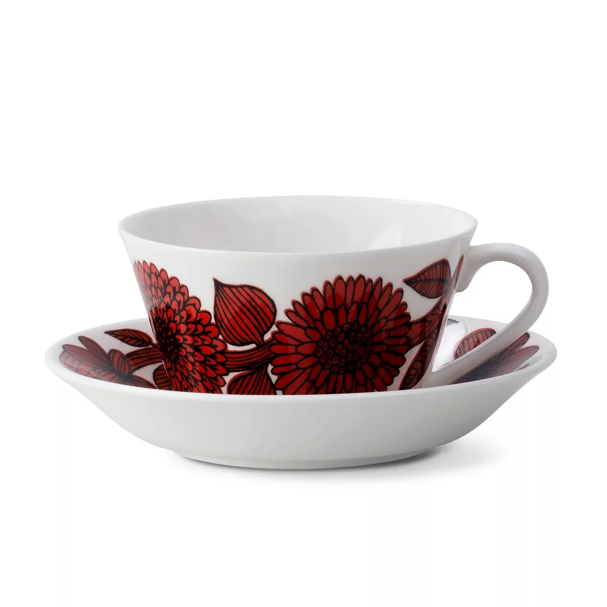 Röd Aster Teetasse Teetasse + Untertasse günstig online kaufen